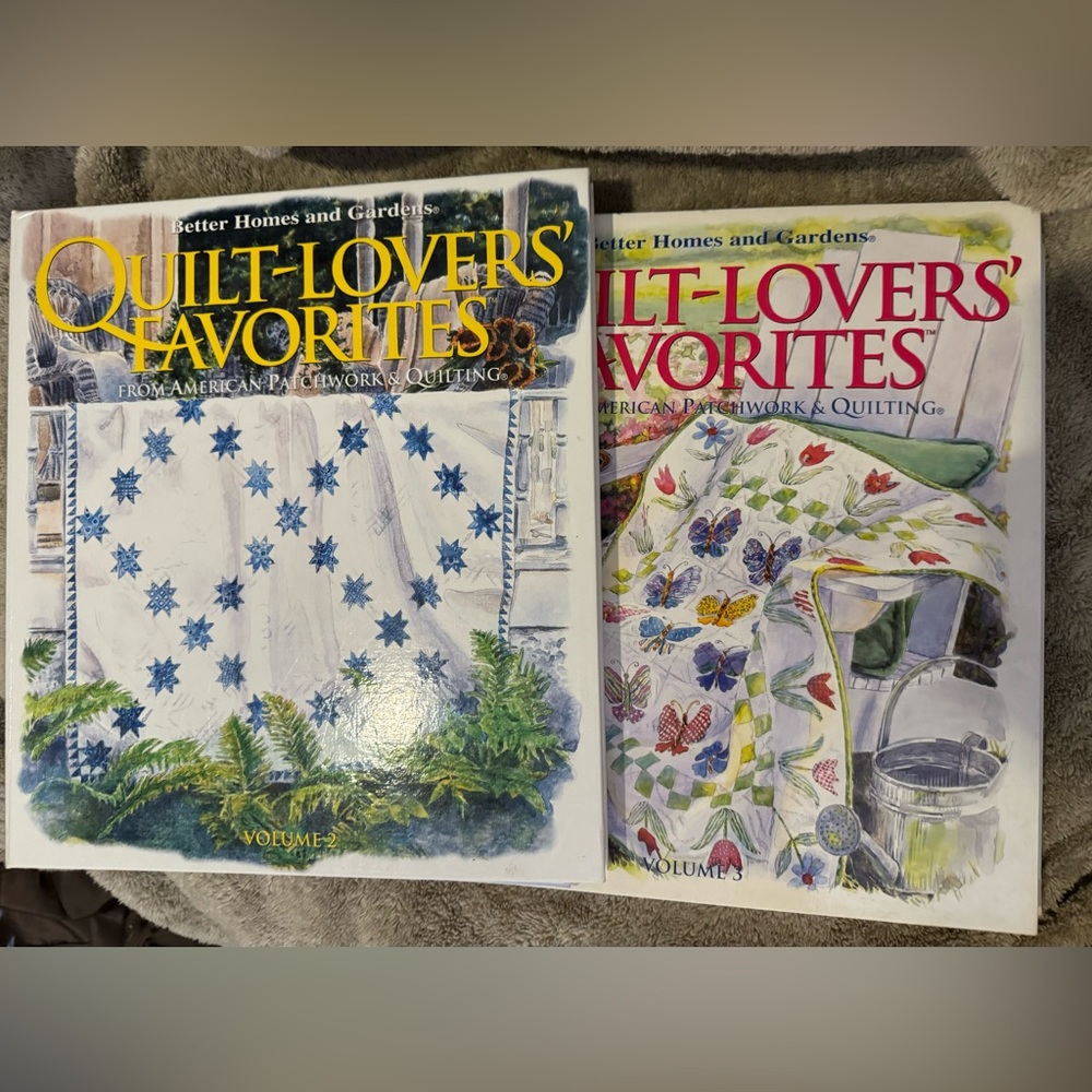 Quilt Lovers Favorites vol. 2 &3 by Better Homes and Gardens great condition